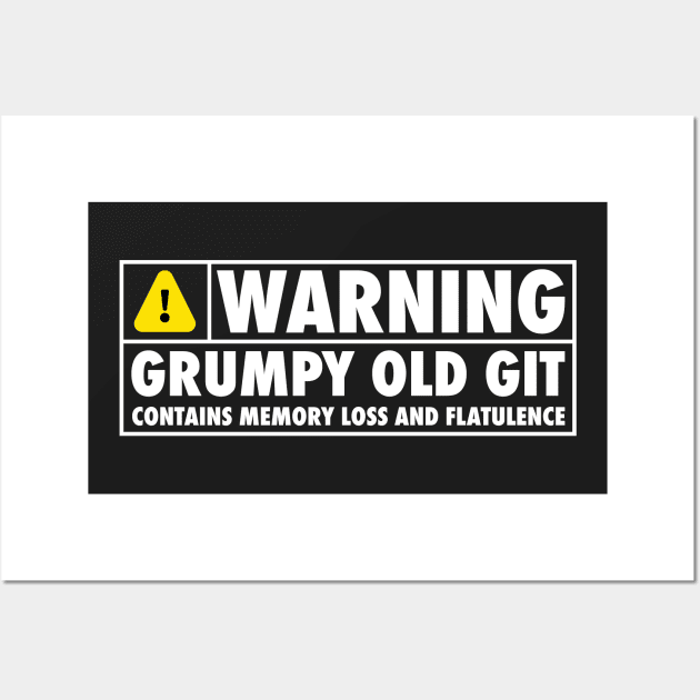 Grumpy Old Git Wall Art by The Gift Hub